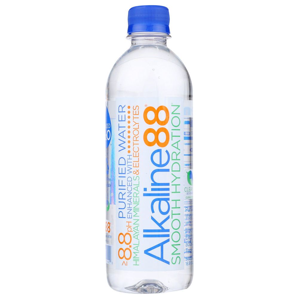 ALKALINE88: Water Alkaline 8.8Ph 500Ml, 16.9 oz - #tag1# - #tag2#
