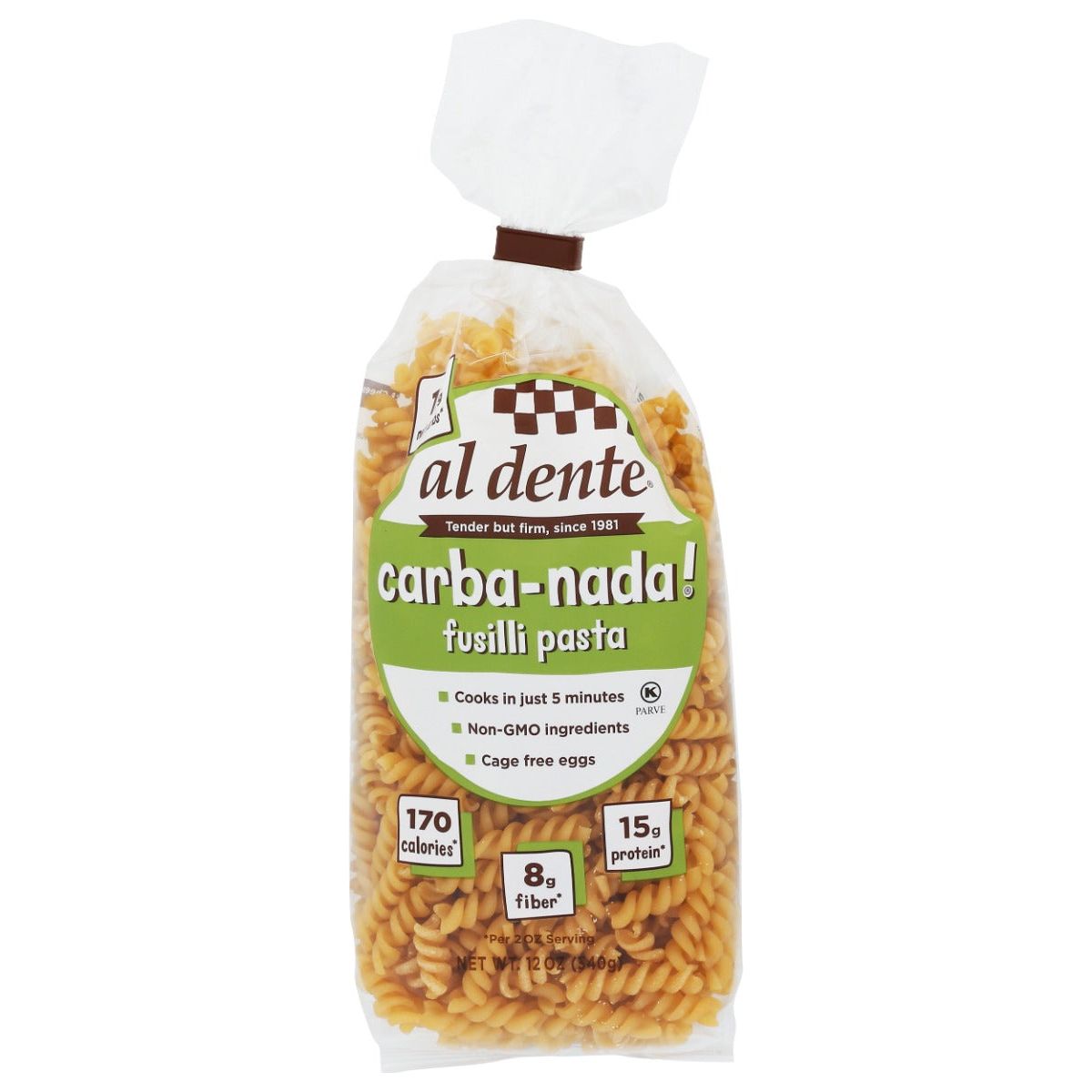 AL DENTE: Pasta Carba Nada Fusilli, 12 oz - #tag1# - #tag2#