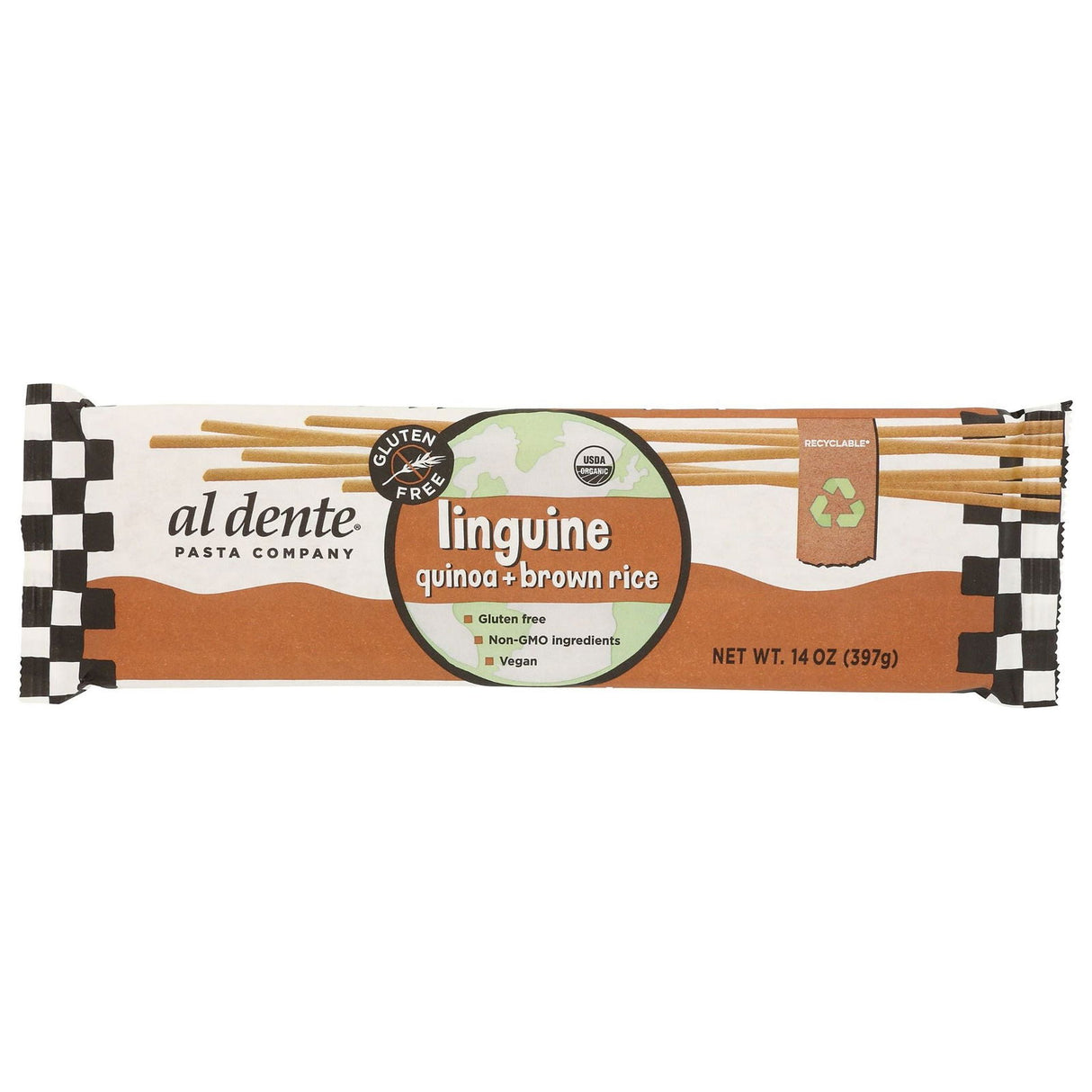 AL DENTE: Quinoa Brown Rice Linguine, 14 oz - #tag1# - #tag2#
