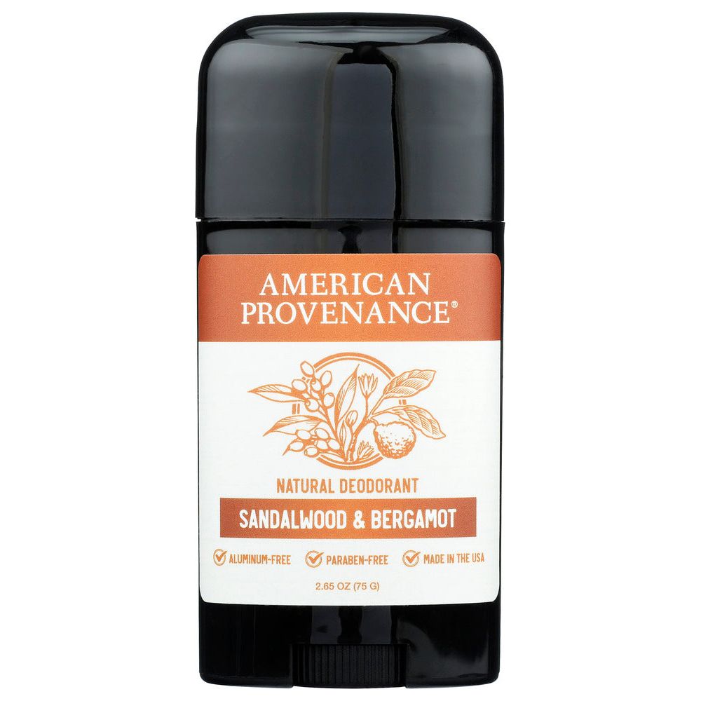 AMERICAN PROVENANCE: Sandalwood and Bergamot Deodorant, 2.65 oz - #tag1# - #tag2#