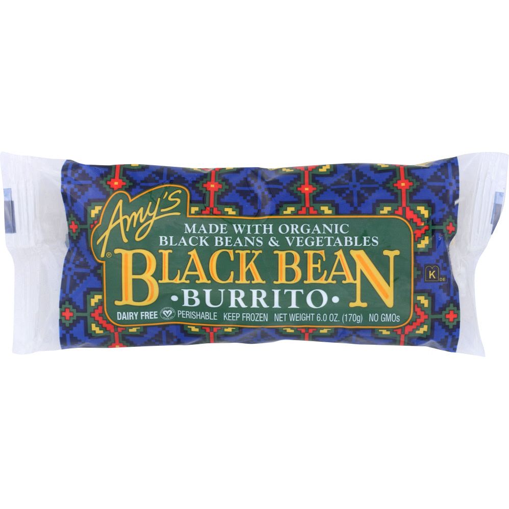 AMY'S: Black Beans & Vegetable Burrito, 6 oz - #tag1# - #tag2#