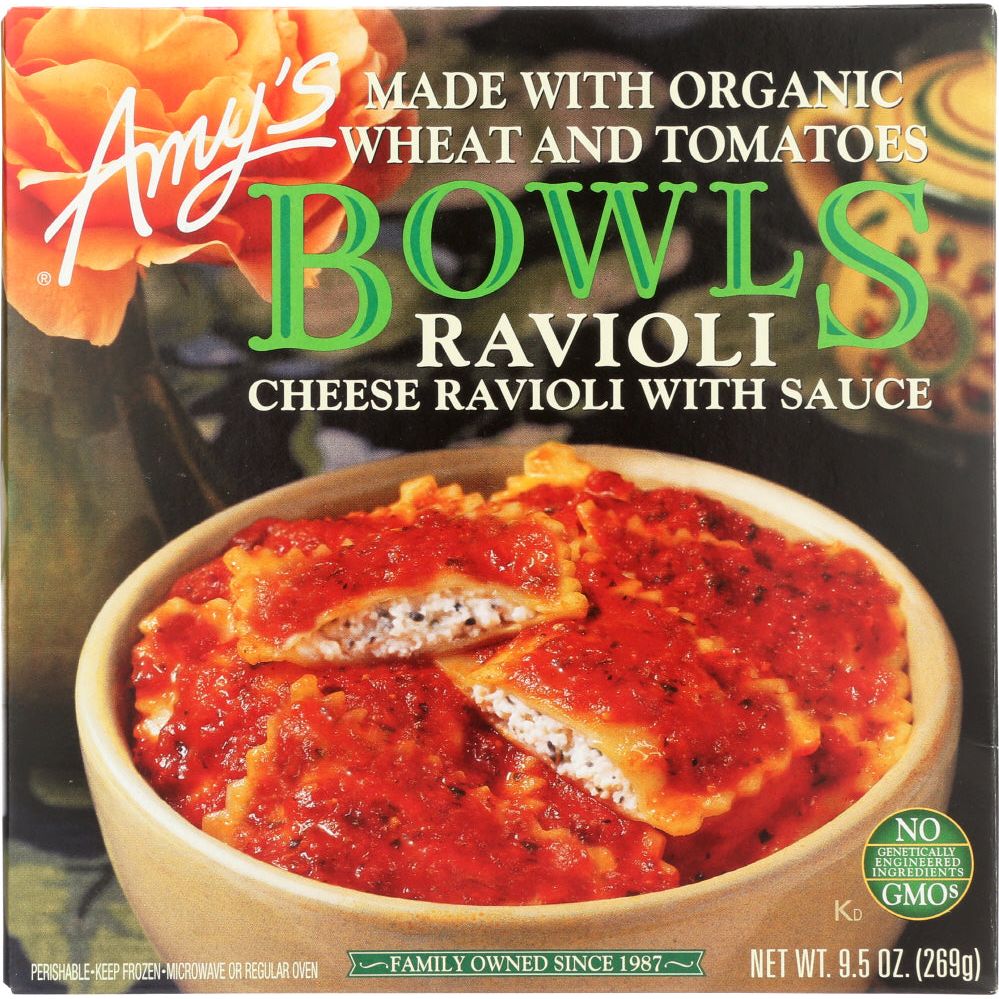 AMY'S: Cheese Ravioli with Sauce Bowl, 9.5 oz - #tag1# - #tag2#