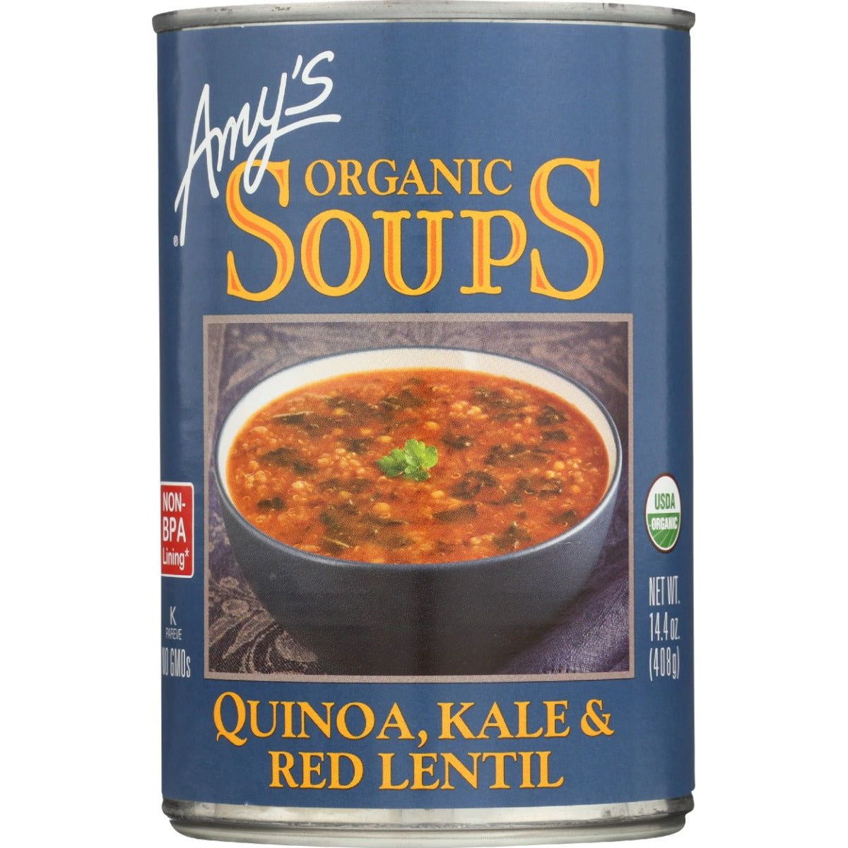 AMY'S: Organic Quinoa, Kale, and Red Lentil Soup, 14.4 oz - Sunshine Co Op. - #tag1# - #tag2# - #tag3# - #tag4#