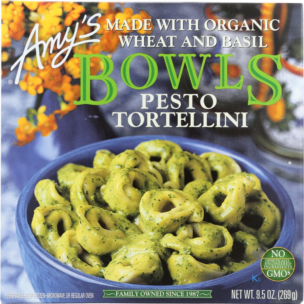 AMY'S: Pesto Tortellini Bowl, 9.5 oz - #tag1# - #tag2#