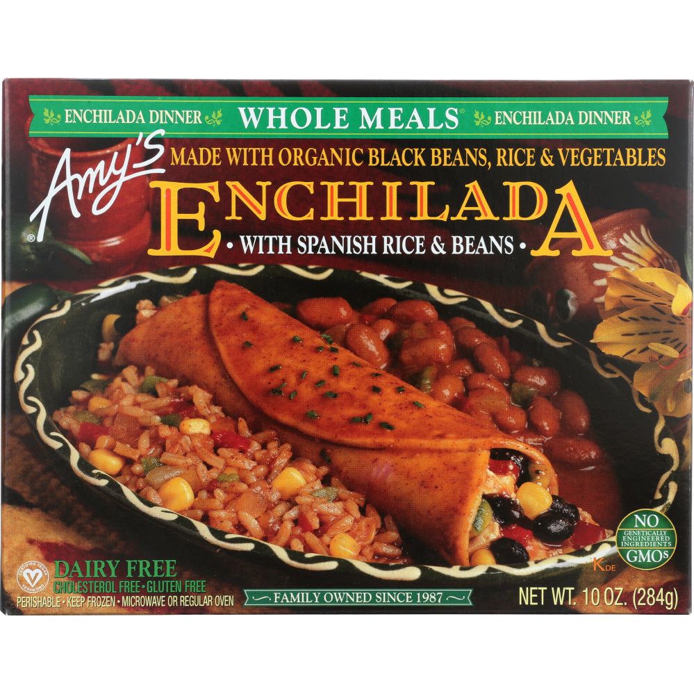 AMY'S Whole Meals Black Bean Enchilada, 10 oz - #tag1# - #tag2#
