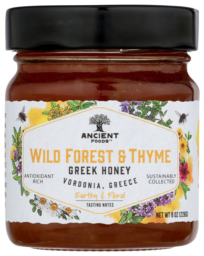 ANCIENT FOODS: Honey Grk Wld Frst Thyme, 8 oz - #tag1# - #tag2#