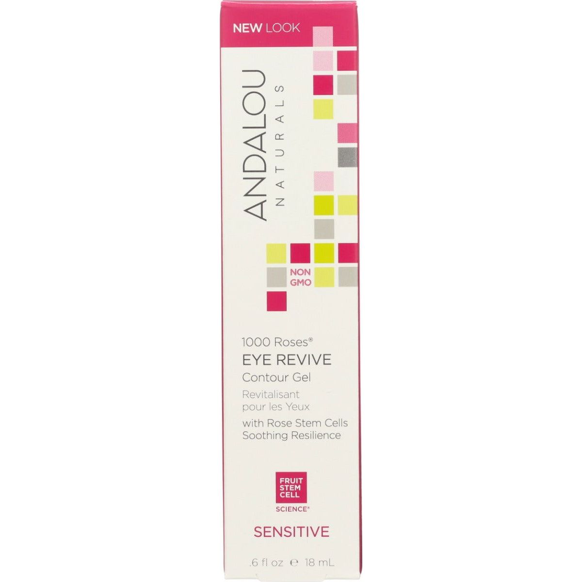 ANDALOU NATURALS: 1000 Roses Eye Revive Contour Gel Sensitive, 0.6 oz - Sunshine Co Op. - #tag1# - #tag2# - #tag3# - #tag4#