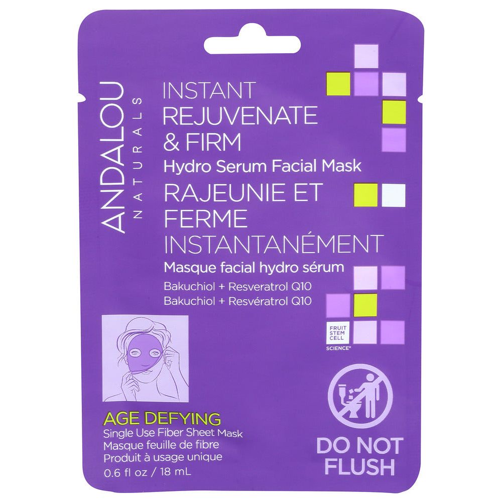 ANDALOU NATURALS: Age Defying Instant Rejuvenate and Firm Sheet Mask, 0.6 fo - #tag1# - #tag2#