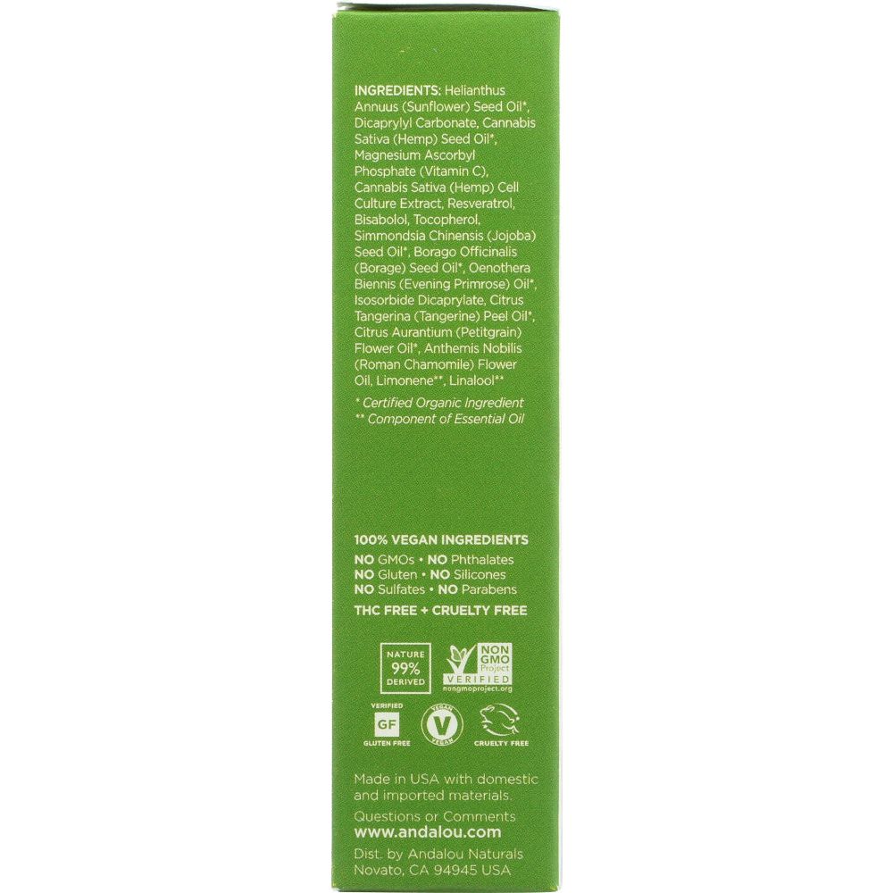 ANDALOU NATURALS: CannaCell Beauty Oil, 1 fl oz - #tag1# - #tag2#