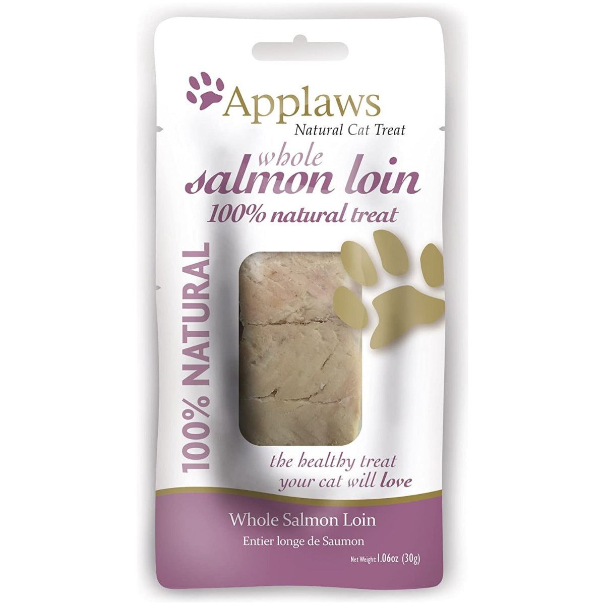 APPLAWS: Cat Food Loins Salmon, 1.06 oz - #tag1# - #tag2#