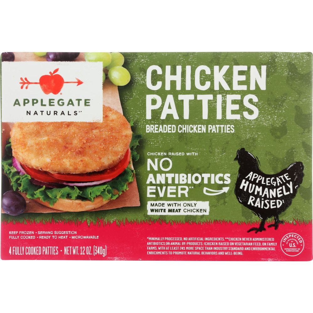 APPLEGATE NATURALS: Chicken Patties, 12 oz - #tag1# - #tag2#