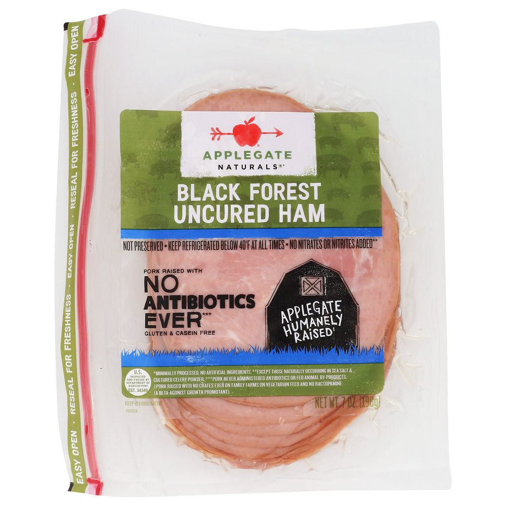 APPLEGATE NATURALS: Uncured Black Forest Ham, 7 oz - #tag1# - #tag2#