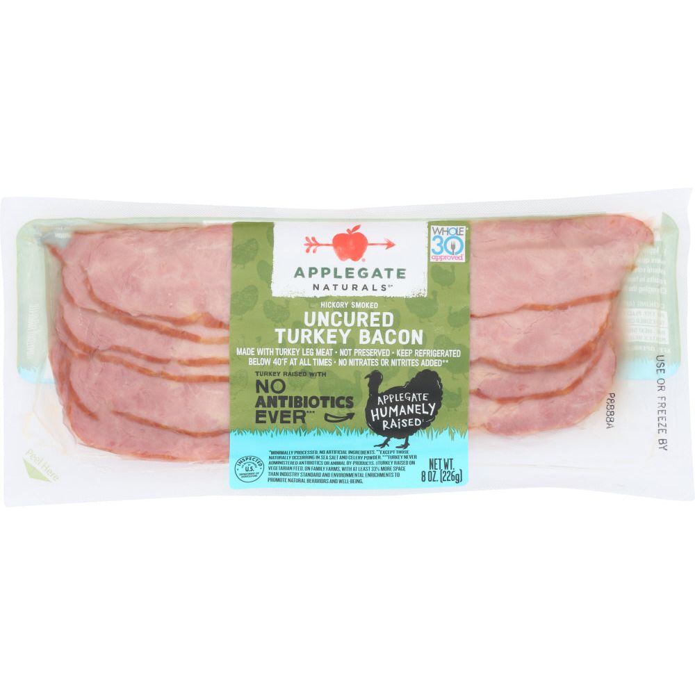 APPLEGATE: Uncured Turkey Bacon, 8 oz - #tag1# - #tag2#