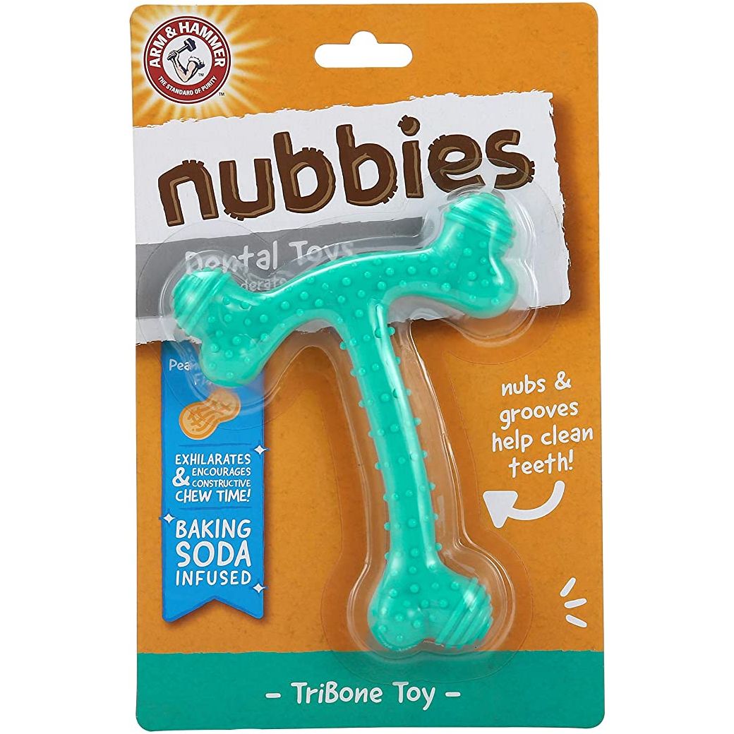 ARM & HAMMER: Nubbies TriBone Dental Chew Toy For Dogs, 1 pk - #tag1# - #tag2#