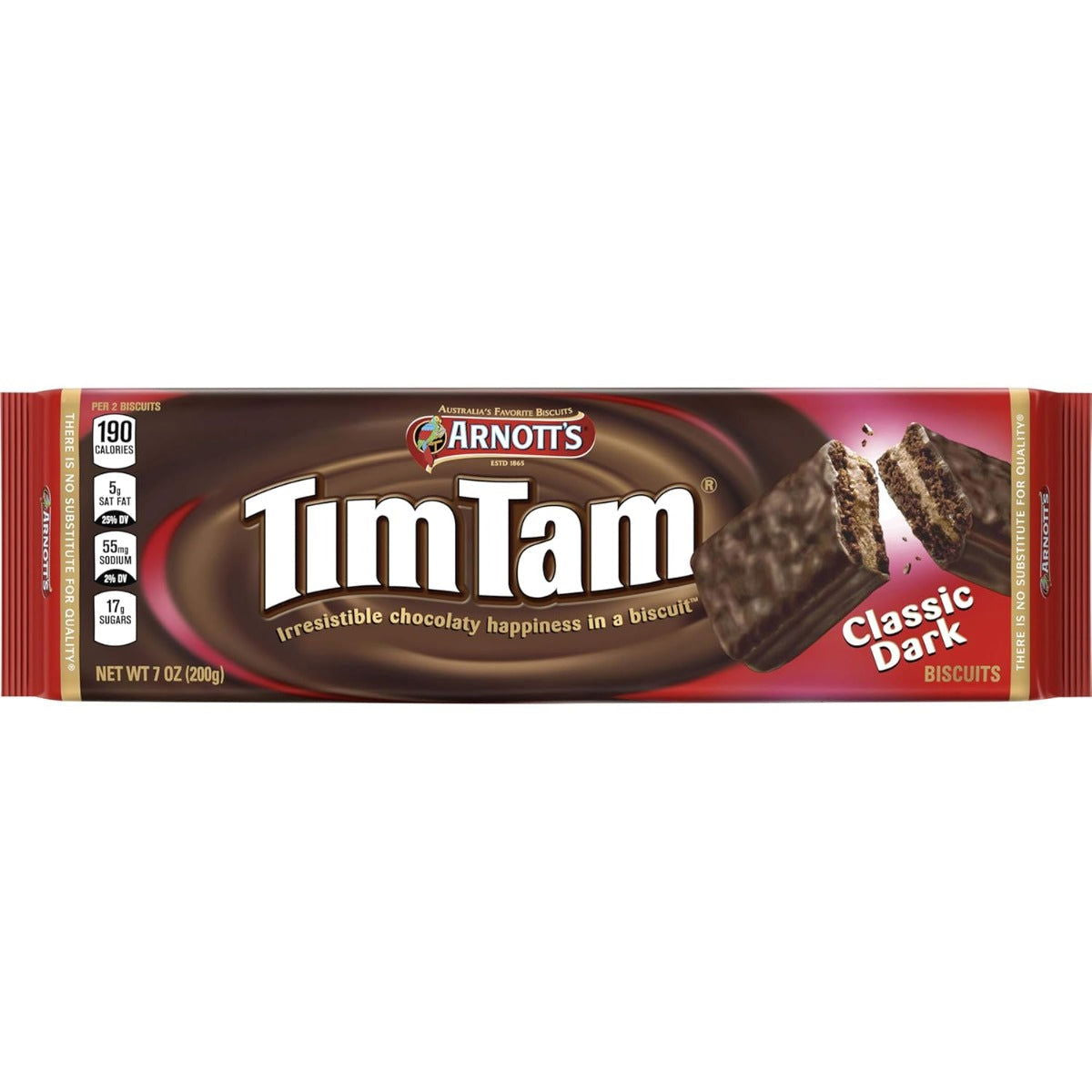 ARNOTTS: TimTam Dark Chocolate Cookies, 7 oz - Sunshine Co Op. - #tag1# - #tag2# - #tag3# - #tag4#