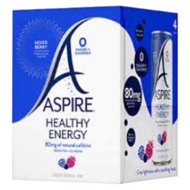 ASPIRE: Mixed Berry Healthy Energy Drink 4Pk, 48 fo - #tag1# - #tag2#