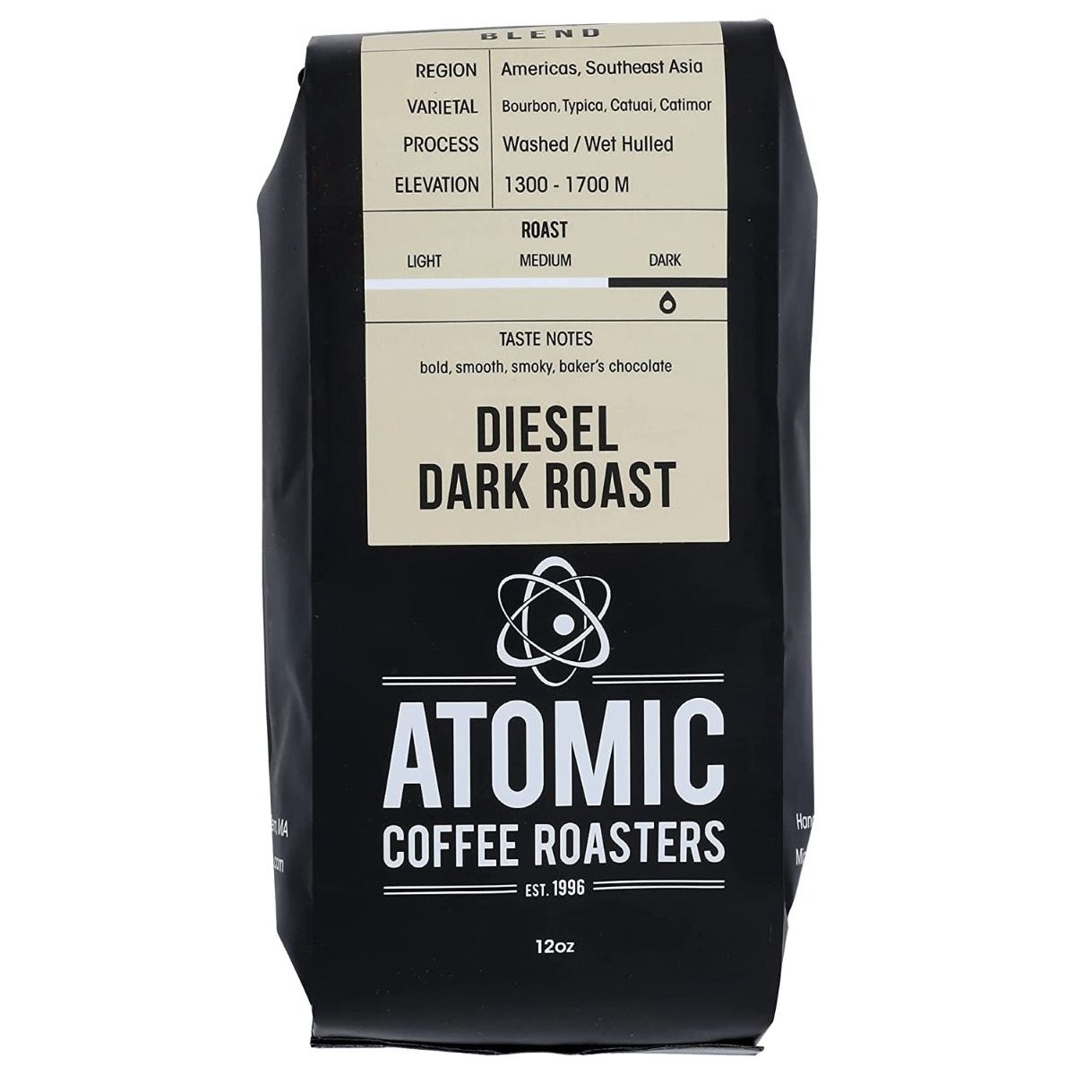 ATOMIC COFFEE ROASTERS: Dark Roast Diesel Coffee, 12 oz - #tag1# - #tag2#