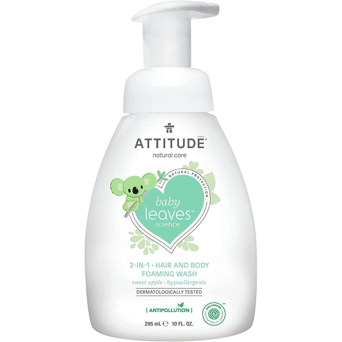 ATTITUDE: Wash 2 In 1 Foaming Apple, 10 oz - #tag1# - #tag2#