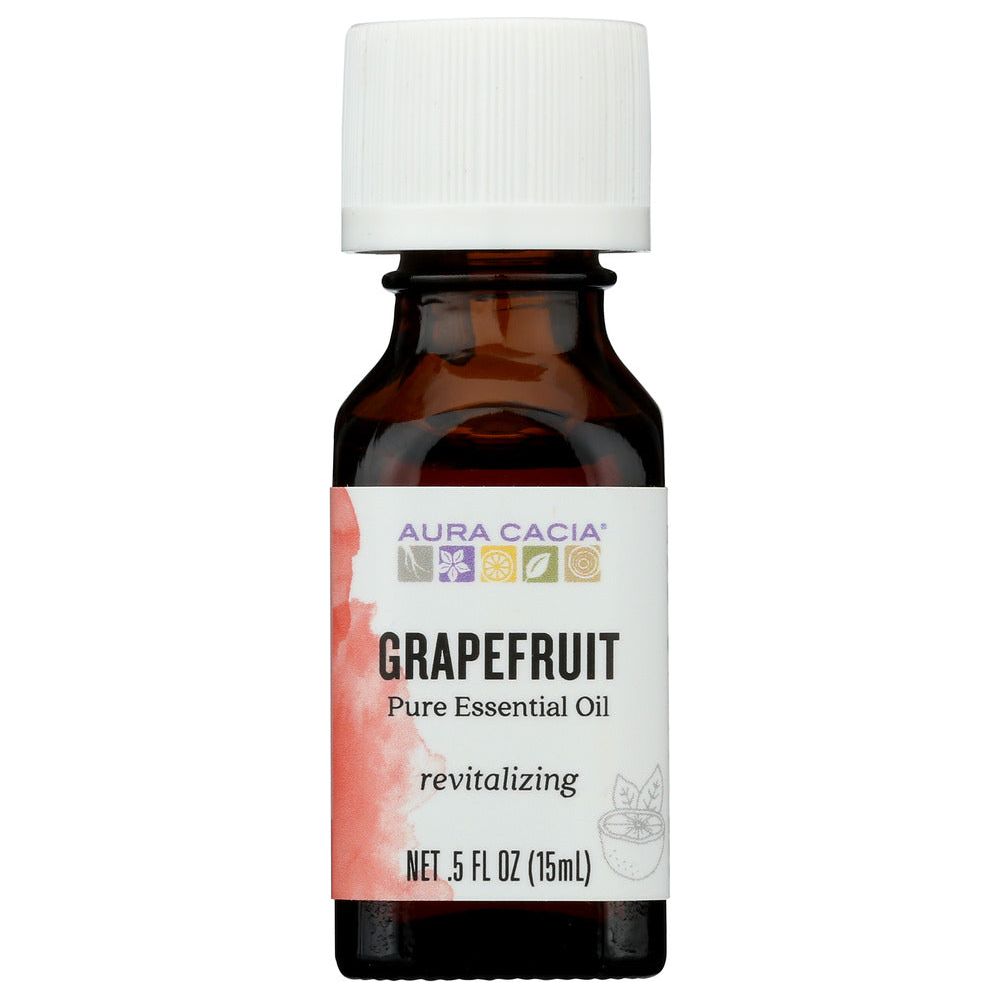 AURA CACIA: 100% Pure Essential Oil Grapefruit, 0.5 Oz - #tag1# - #tag2#