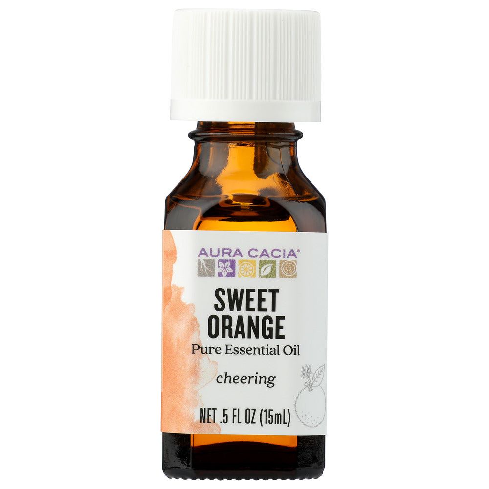 AURA CACIA: 100% Pure Essential Oil Sweet Orange, 0.5 Oz - #tag1# - #tag2#