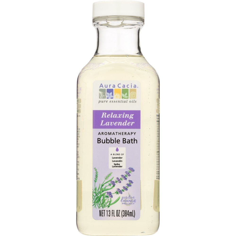 AURA CACIA: Lavender Bubble Bath, 13 oz - #tag1# - #tag2#