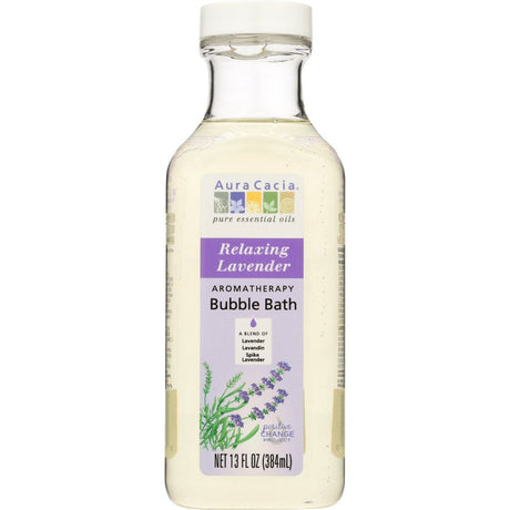 AURA CACIA: Lavender Bubble Bath, 13 oz - #tag1# - #tag2#