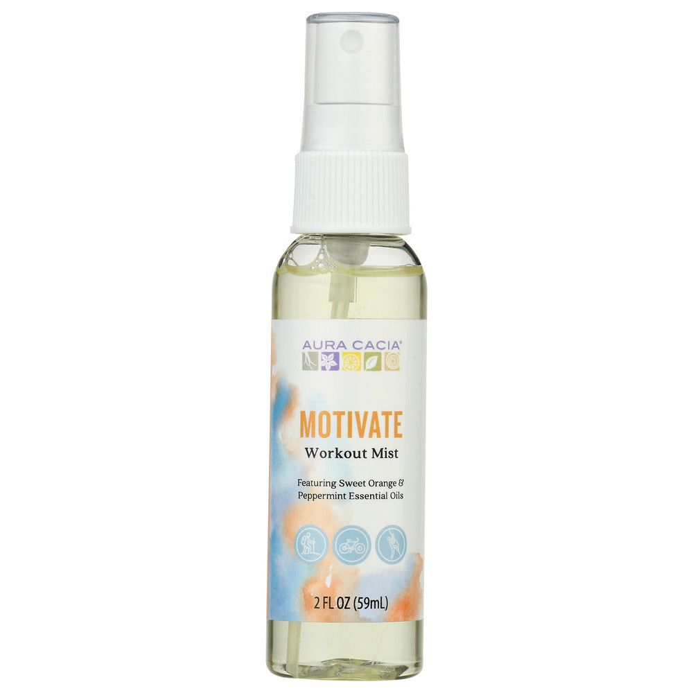 AURA CACIA: Mist Workout Motivate, 2 OZ - #tag1# - #tag2#