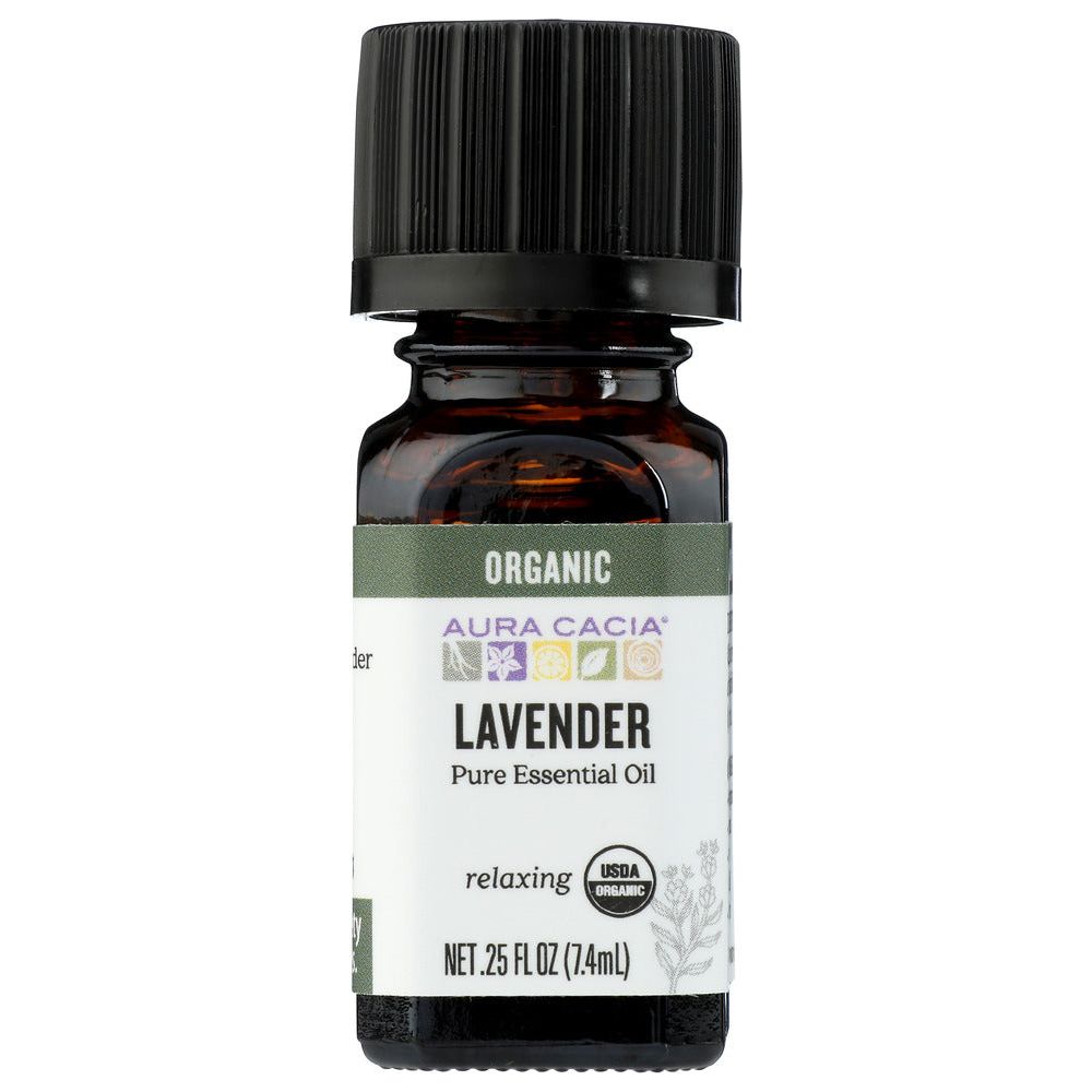 AURA CACIA: Organic Lavender Essential Oil, 0.25 oz - #tag1# - #tag2#