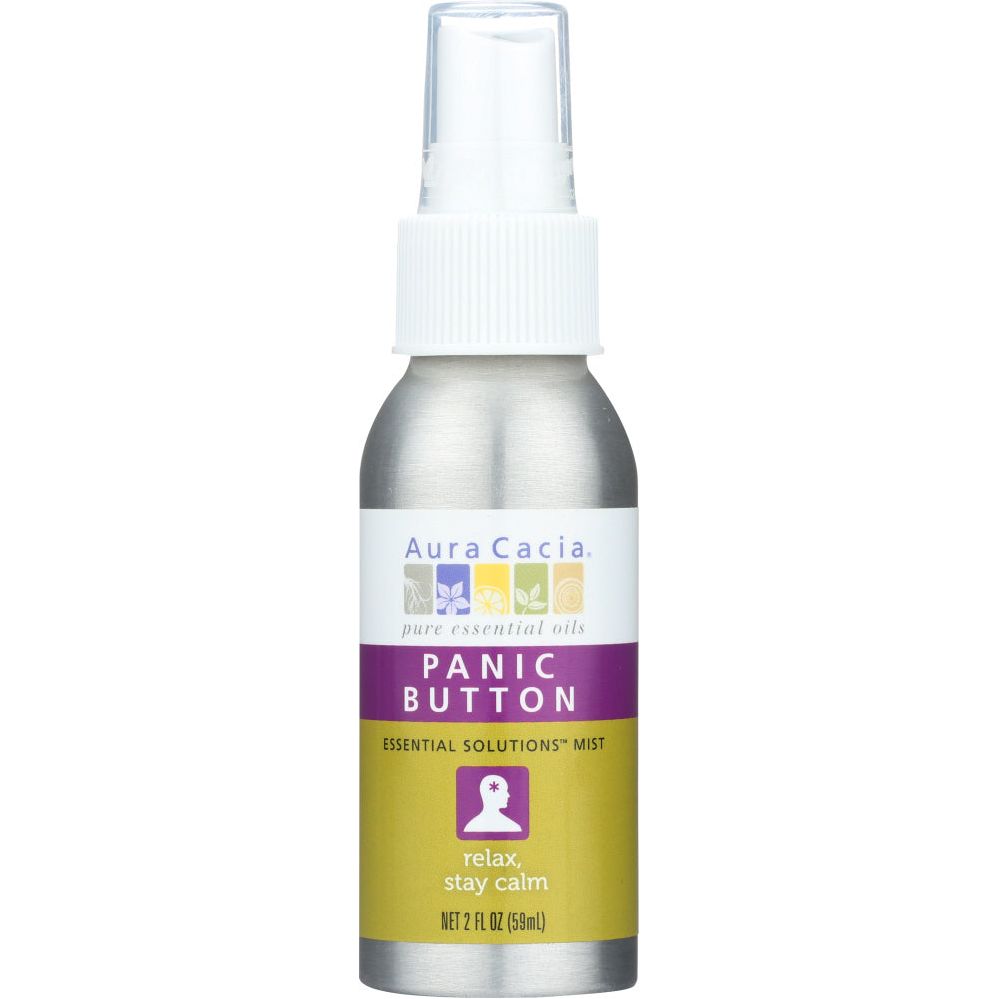 AURA CACIA: Panic Button Essential Solutions Mist, 2 oz - #tag1# - #tag2#