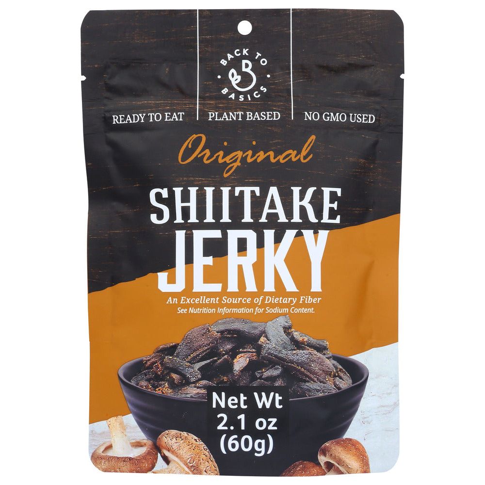 BACK TO BASICS: Jerky Mushroom Original, 2.12 oz - #tag1# - #tag2#