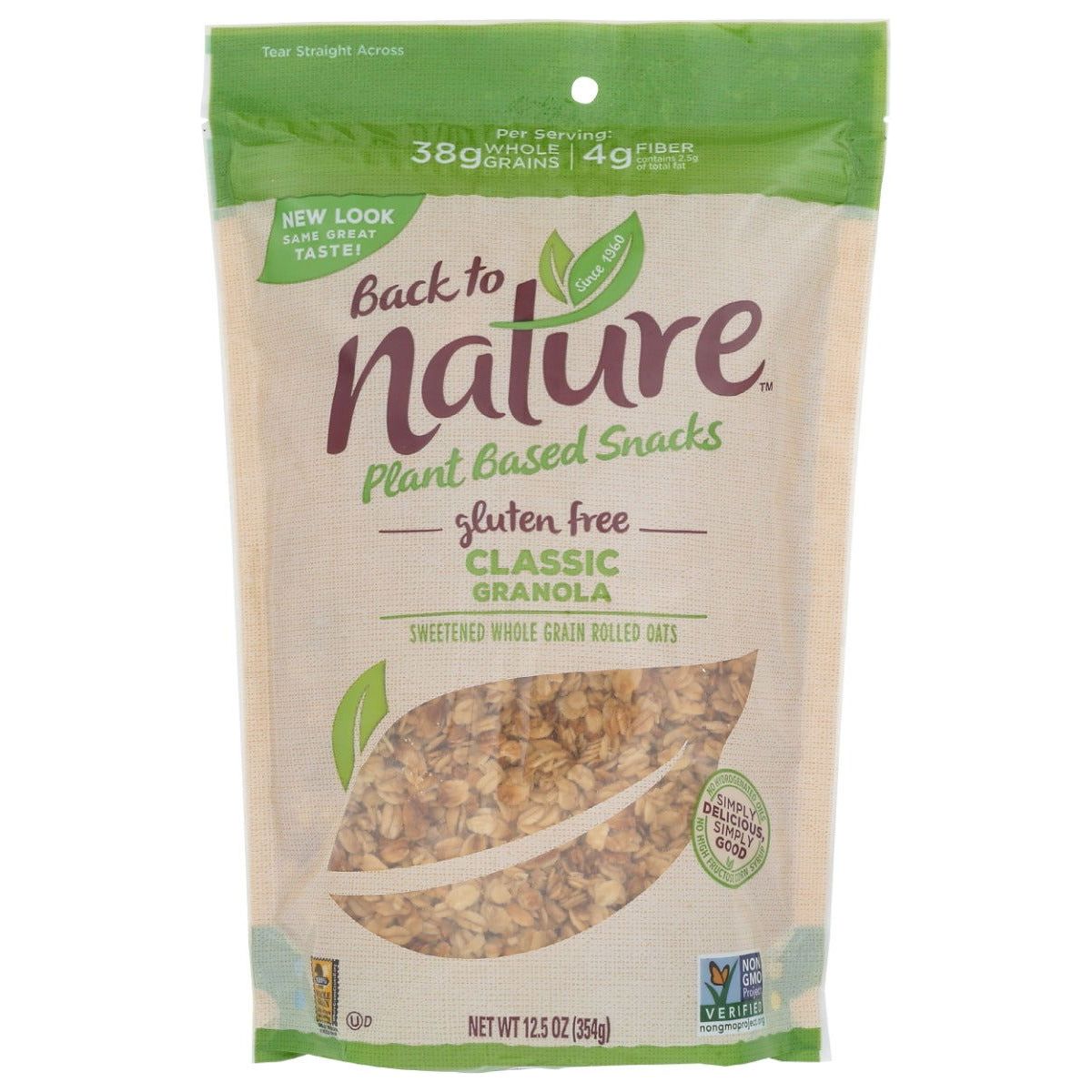 BACK TO NATURE: Classic Granola, 12.5 oz - Sunshine Co Op. - #tag1# - #tag2# - #tag3# - #tag4#