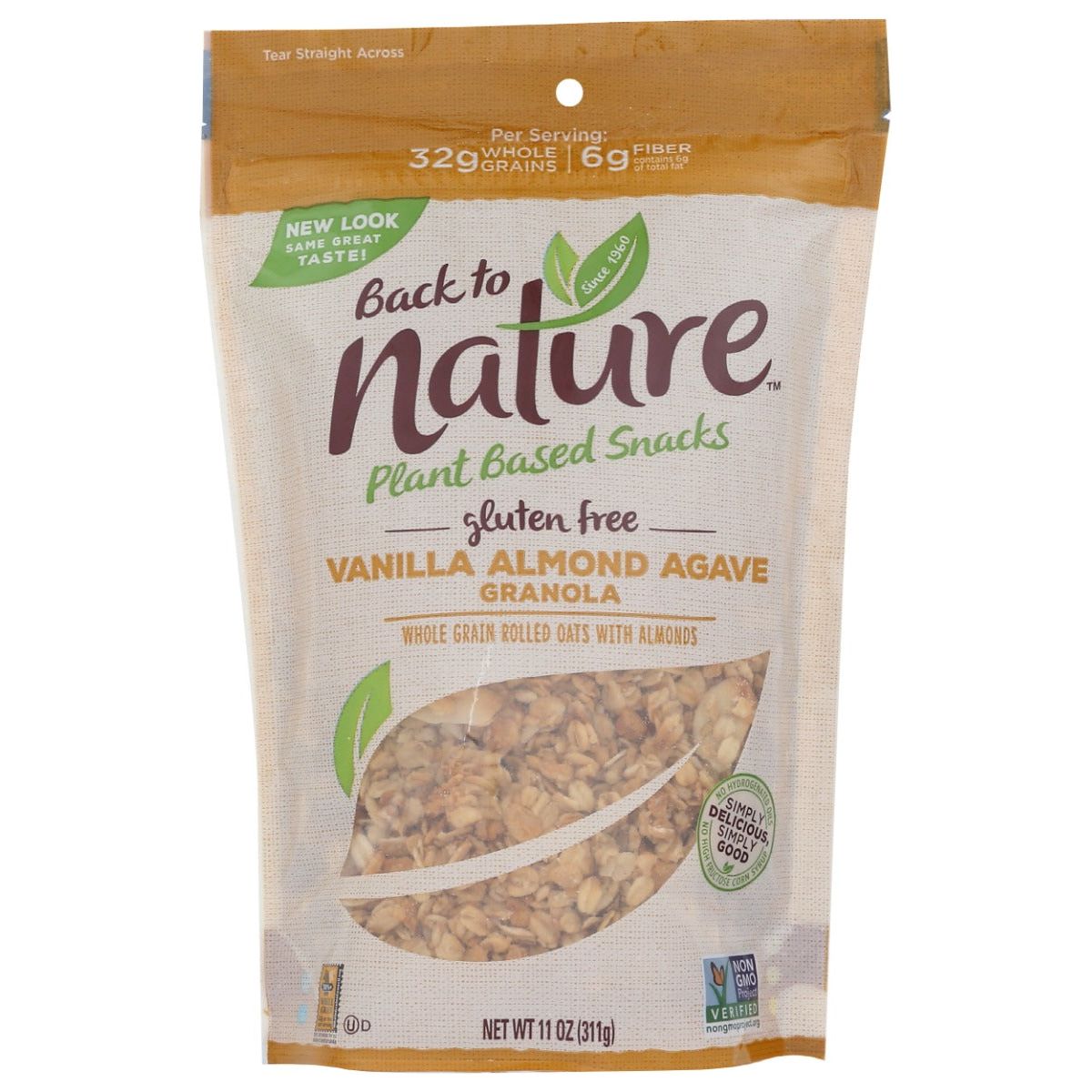BACK TO NATURE: Vanilla Almond Agave Granola, 11 oz - #tag1# - #tag2#
