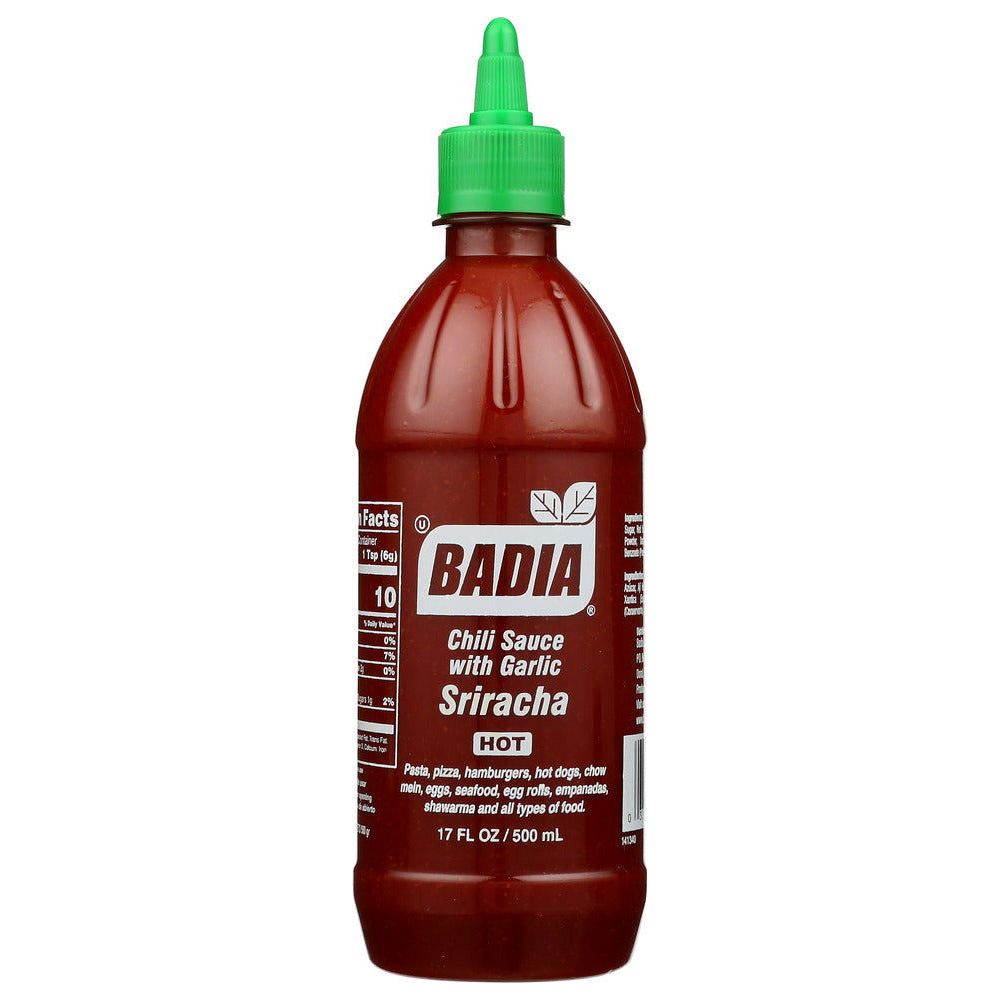 BADIA: Chili Sriracha Sauce, 17 oz - Sunshine Co Op. - #tag1# - #tag2# - #tag3# - #tag4#