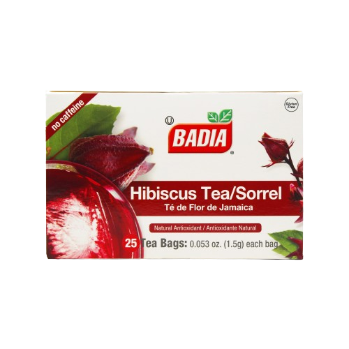 BADIA: Hibiscus Tea Bags, 25 bg - Sunshine Co Op. - #tag1# - #tag2# - #tag3# - #tag4#