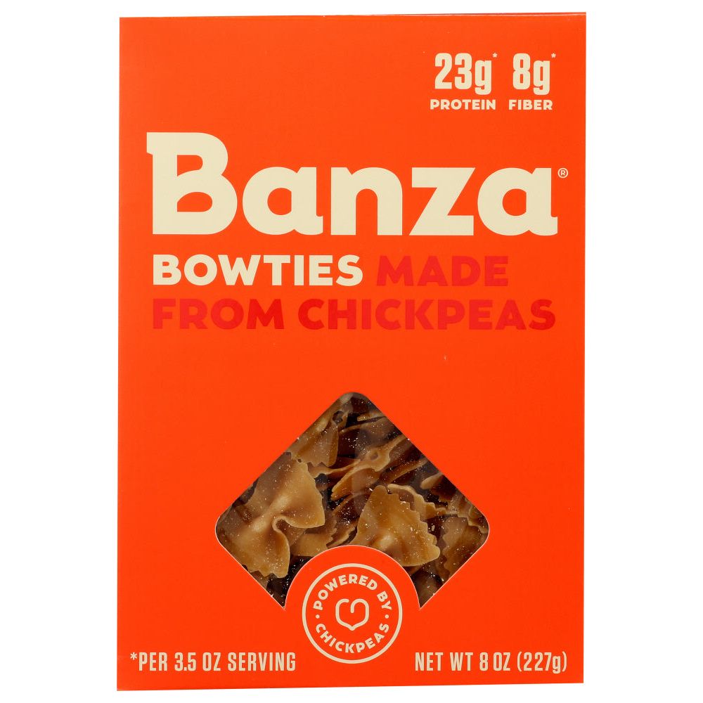 BANZA: Pasta Chickpea Bowties, 7 oz - #tag1# - #tag2#