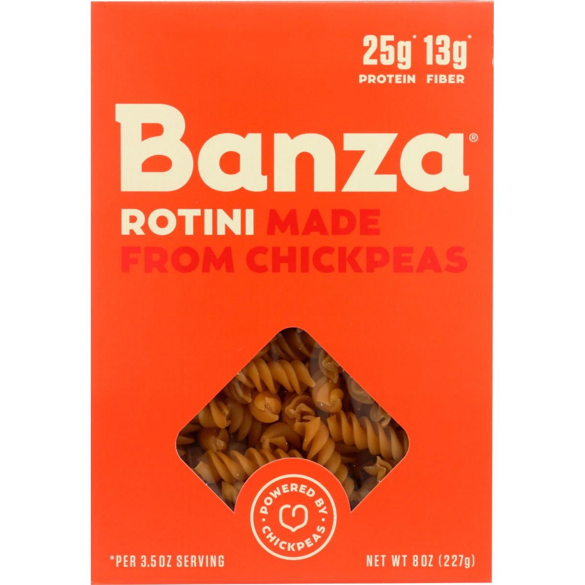 BANZA: Rotini Chickpea Pasta, 8 oz - Sunshine Co Op. - #tag1# - #tag2# - #tag3# - #tag4#