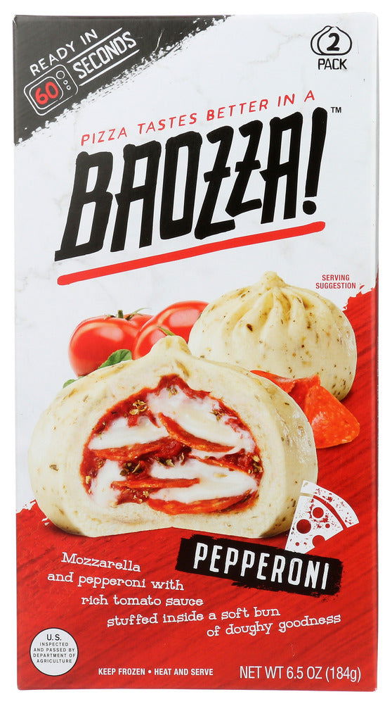 BAOZZA: Pepperoni Pizza, 6.5 oz - #tag1# - #tag2#
