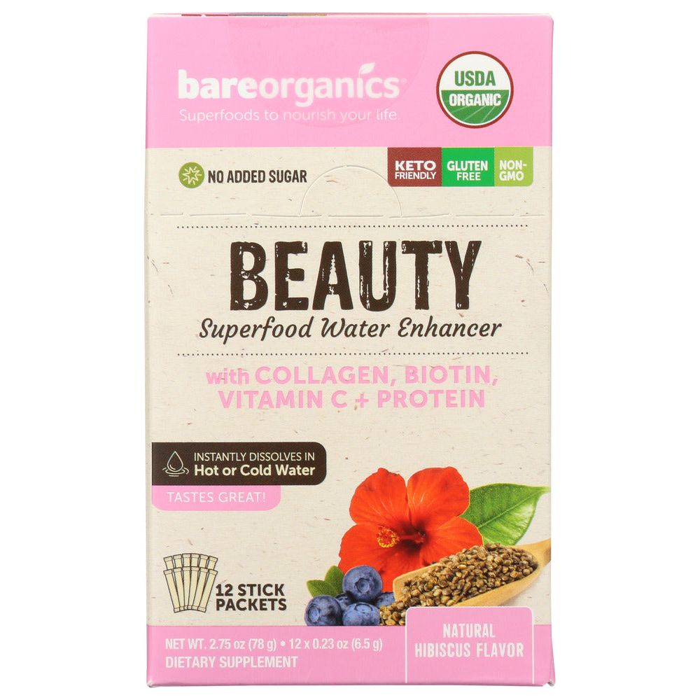 BAREORGANICS: Beauty Superfood Water Enhancer, 2.75 oz - #tag1# - #tag2#