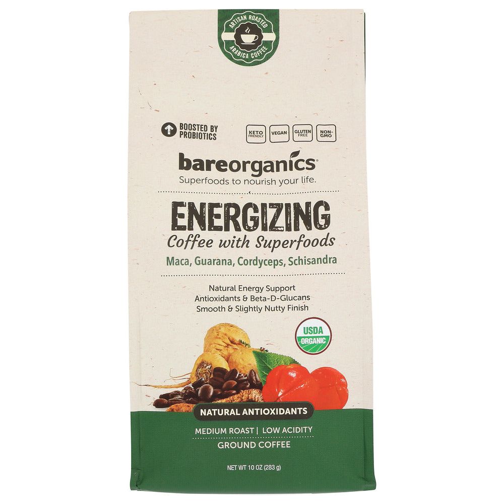 BAREORGANICS: Coffee Ground Superfoods, 10 OZ - #tag1# - #tag2#