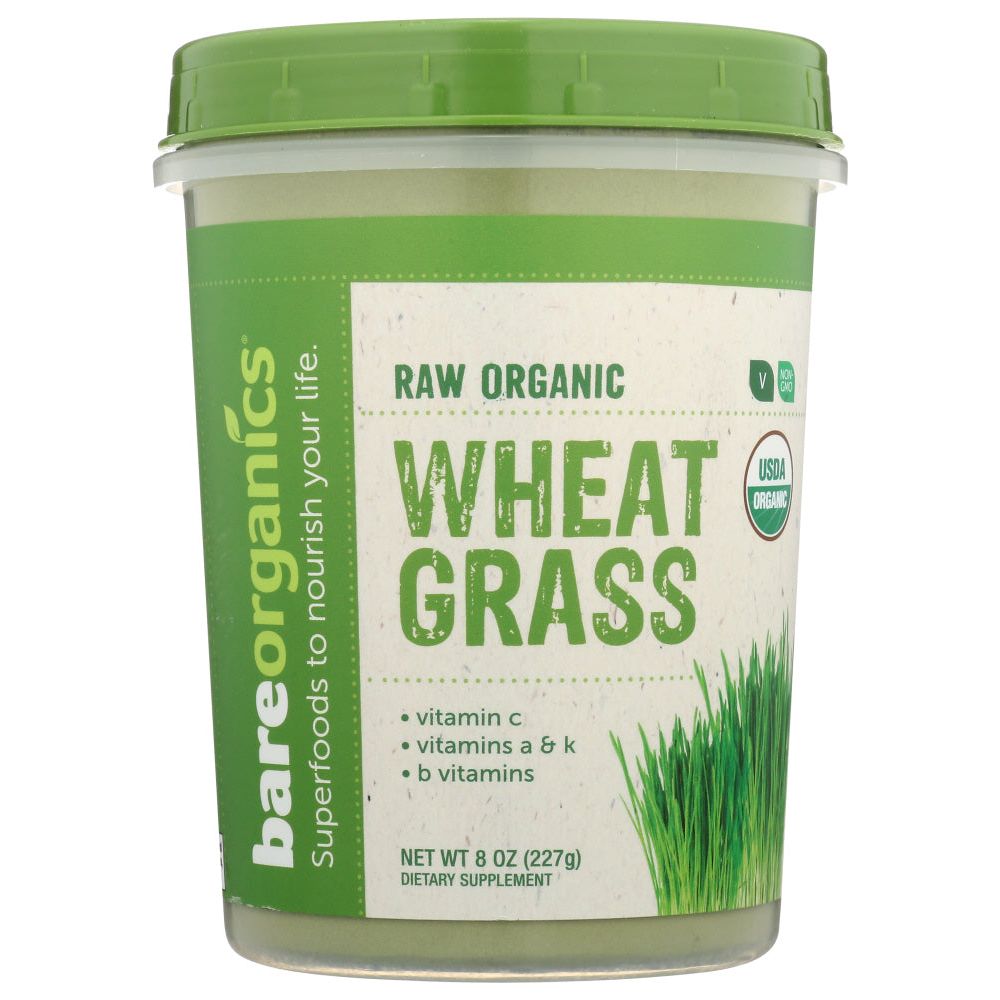 BAREORGANICS: Wheatgrass Pwdr Org, 8 oz - #tag1# - #tag2#