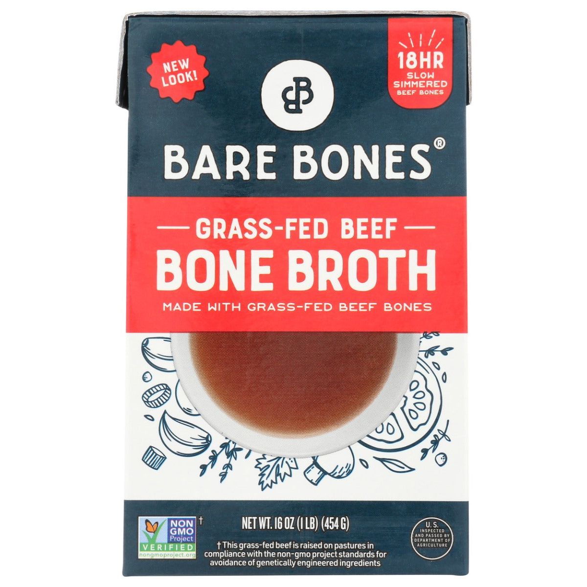 BARE BONES: Instant Bone Broth Beef, 16 oz - #tag1# - #tag2#