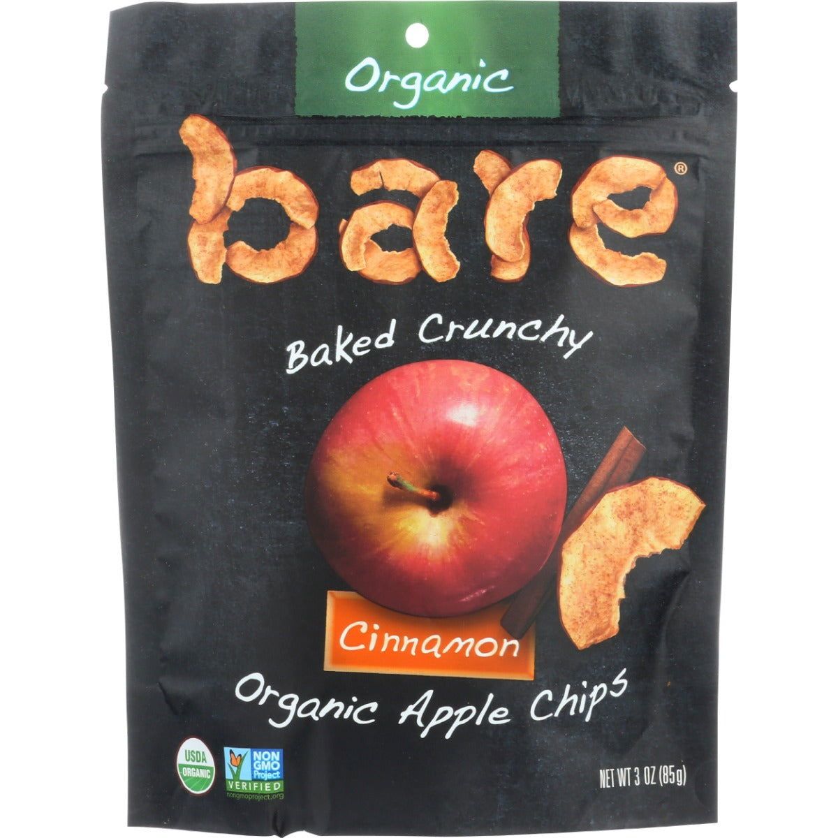 BARE: Organic Crunchy Apple Chips Cinnamon, 3 oz - Sunshine Co Op. - #tag1# - #tag2# - #tag3# - #tag4#