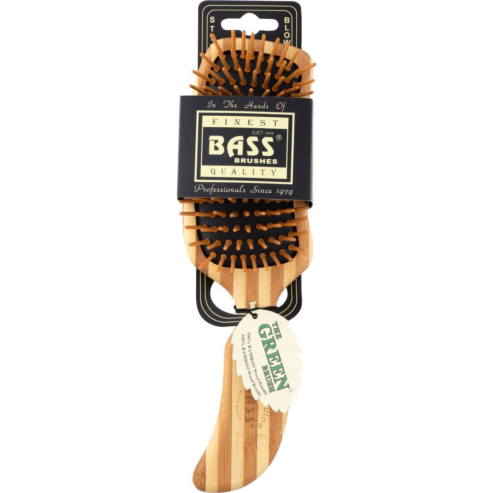 BASS BRUSHES: Brush Hair Semi S Bamboo, 1 ea - #tag1# - #tag2#