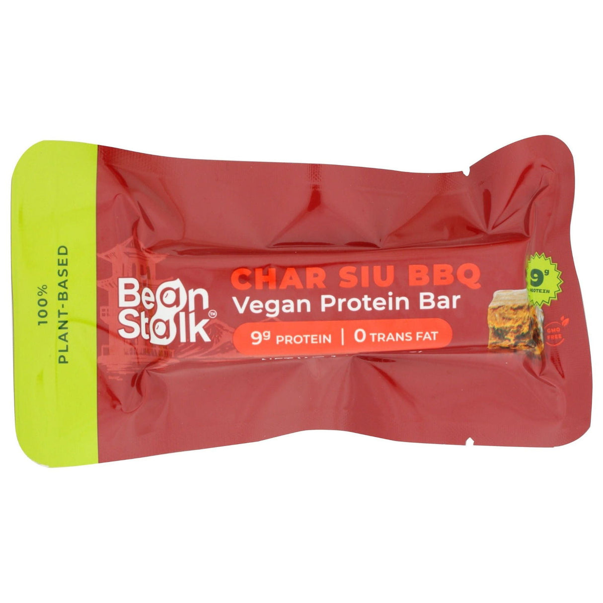BEANSTALK BRANDS: Char Siu BBQ Vegan Protein Bar, 1.4 oz - #tag1# - #tag2#