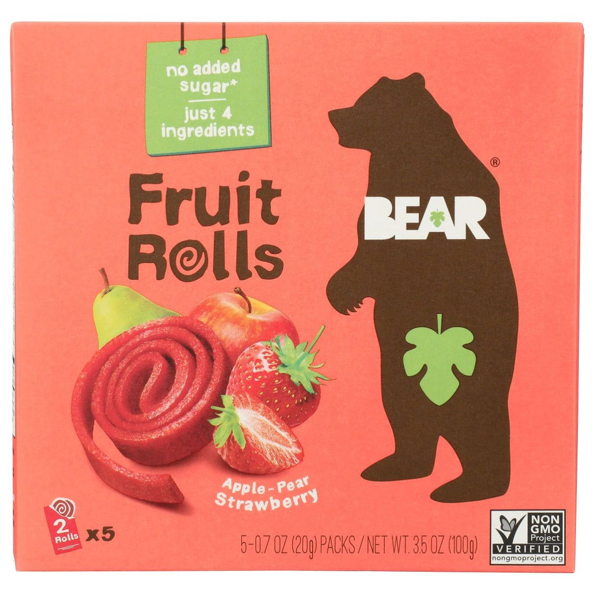 BEAR YOYO: Delicious Strawberry Fruit Rolls, 3.5 oz - Sunshine Co Op. - #tag1# - #tag2# - #tag3# - #tag4#