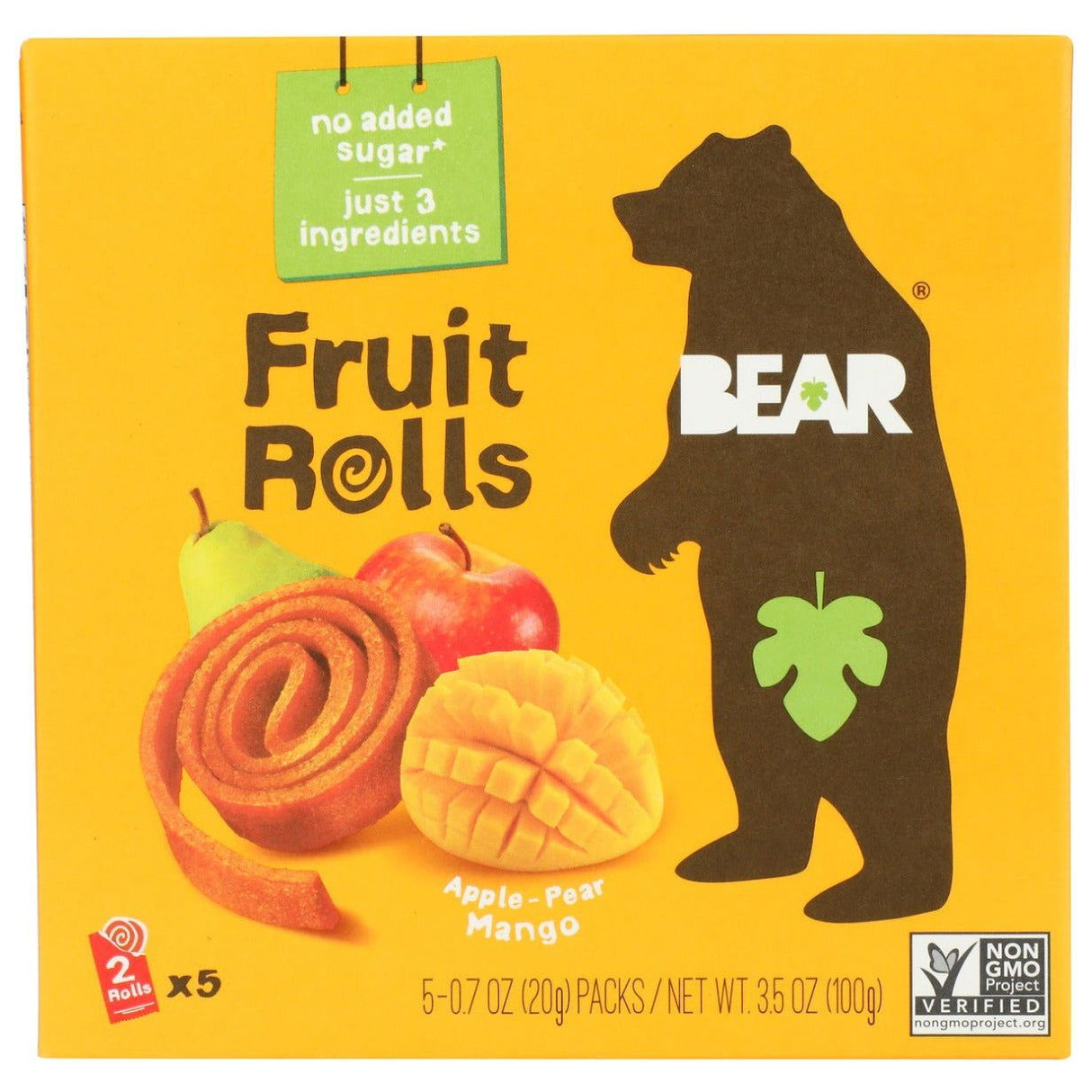 BEAR YOYO: Mango Fruit Rolls, 3.5 oz - Sunshine Co Op. - #tag1# - #tag2# - #tag3# - #tag4#