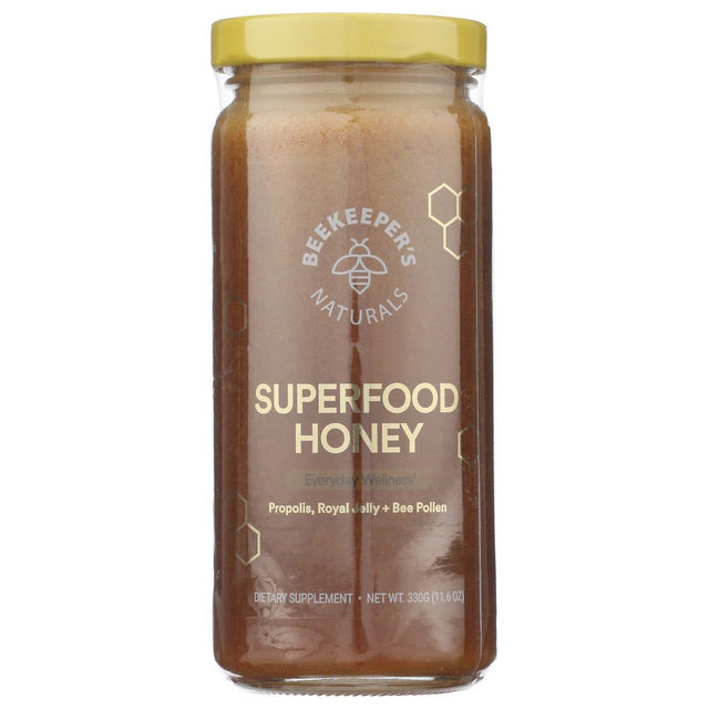BEEKEEPERS: B Powered Superfood Honey, 330 GM - #tag1# - #tag2#