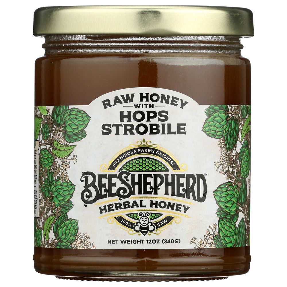 BEE SHEPHERD: Hops Strobile Raw Honey, 12 oz - #tag1# - #tag2#
