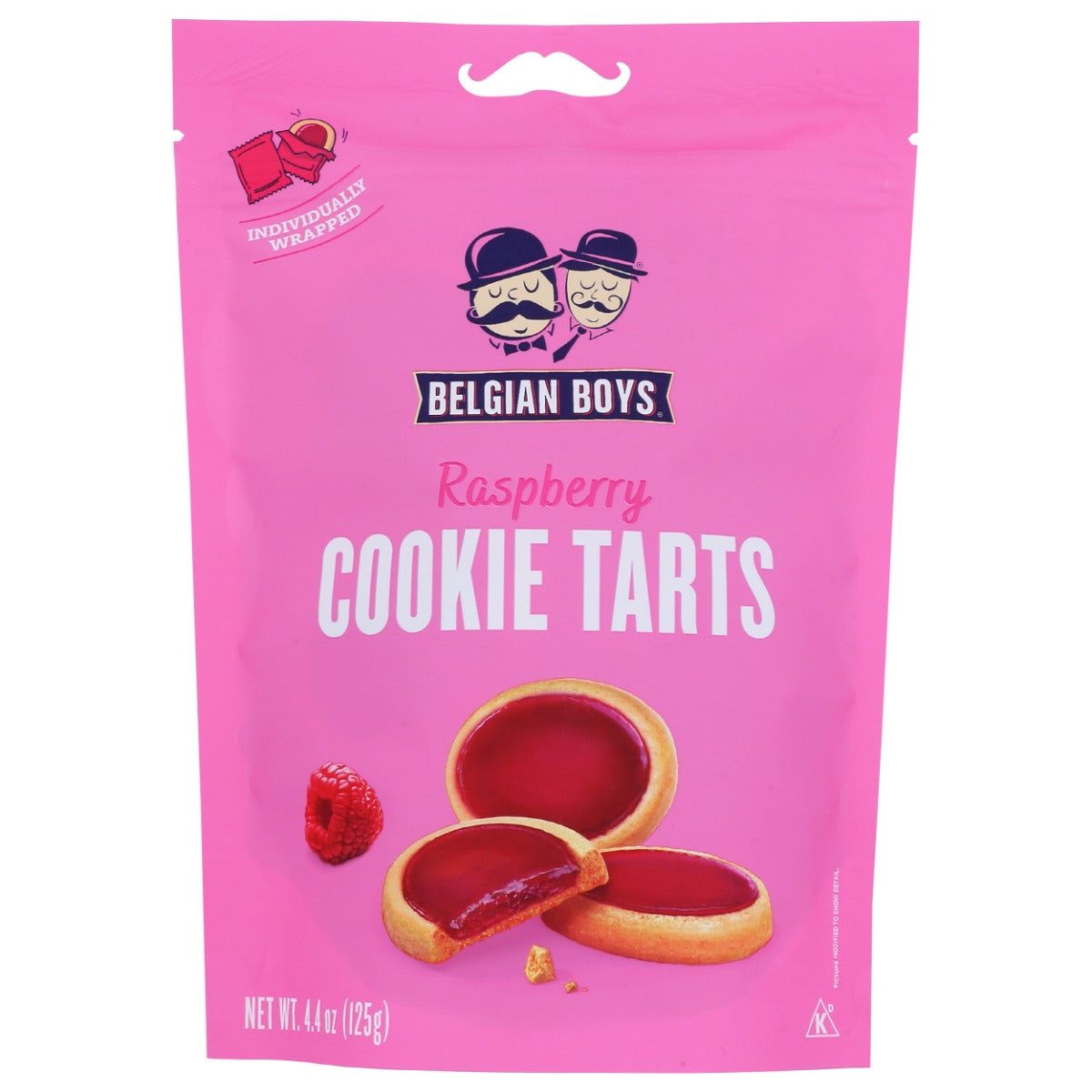 BELGIAN BOYS: Cookie Tart Raspberry, 4.4 oz - #tag1# - #tag2#