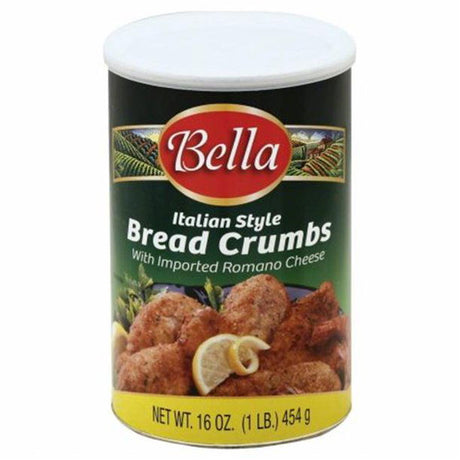 BELLA: Italian Style Bread Crumbs With Imported Romano Cheese, 16 oz - #tag1# - #tag2#